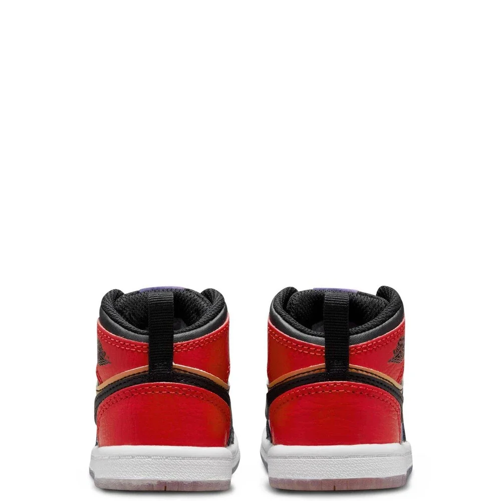 Nike Air Jordan 1 Mid SS DX4377-400 Sneaker Toddler 6 Multi Casual Shoes RHS9255